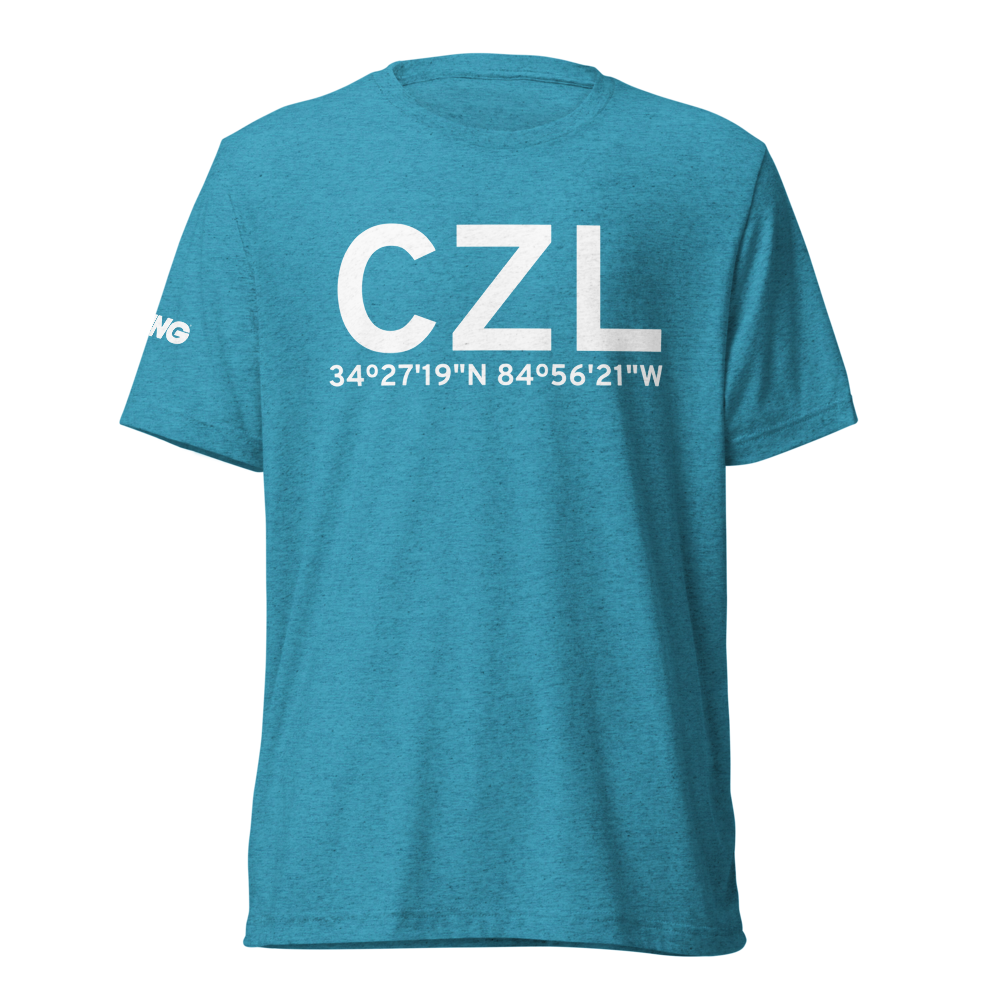 Calhoun (KCZL) Airport Tri-blend T-Shirt 