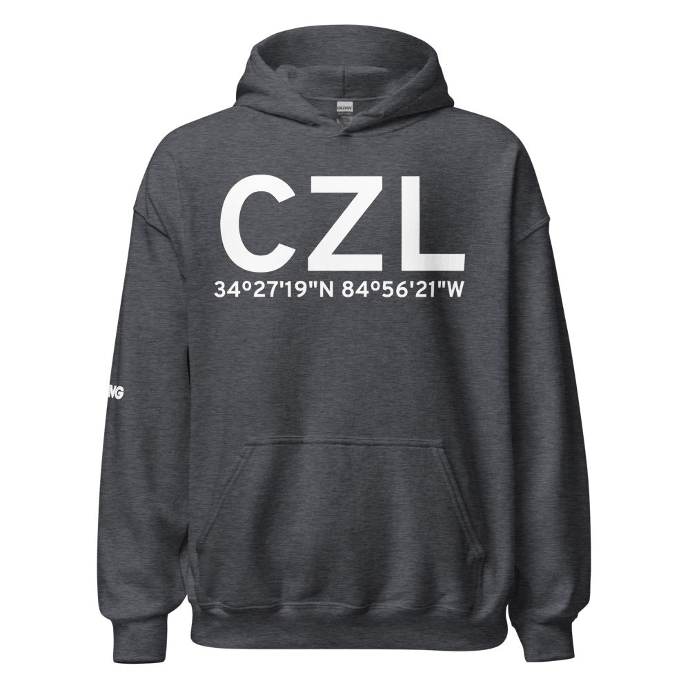Calhoun (KCZL) Airport Hoodie Sweatshirt 