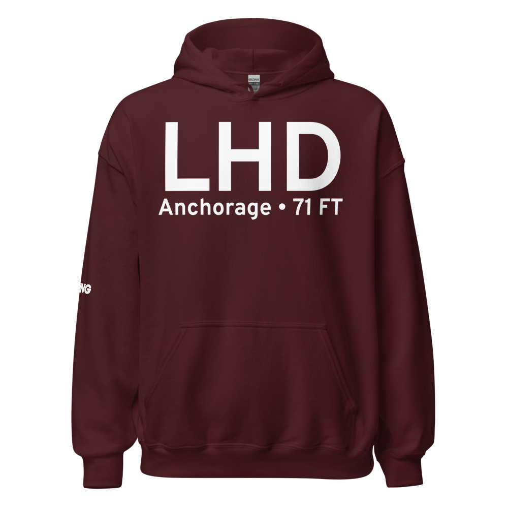Anchorage (PALH) Airport Hoodie Sweatshirt 
