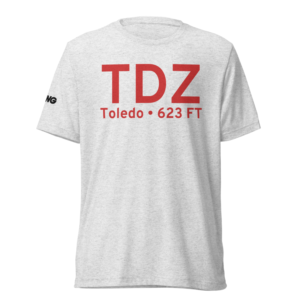 Toledo (KTDZ) Airport Tri-blend T-Shirt 