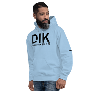 Dickinson (KDIK) Airport Hoodie Sweatshirt