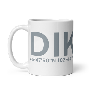 Dickinson (KDIK) Airport Mug