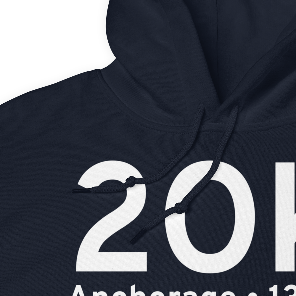 Anchorage (2OK) Airport Hoodie Sweatshirt 