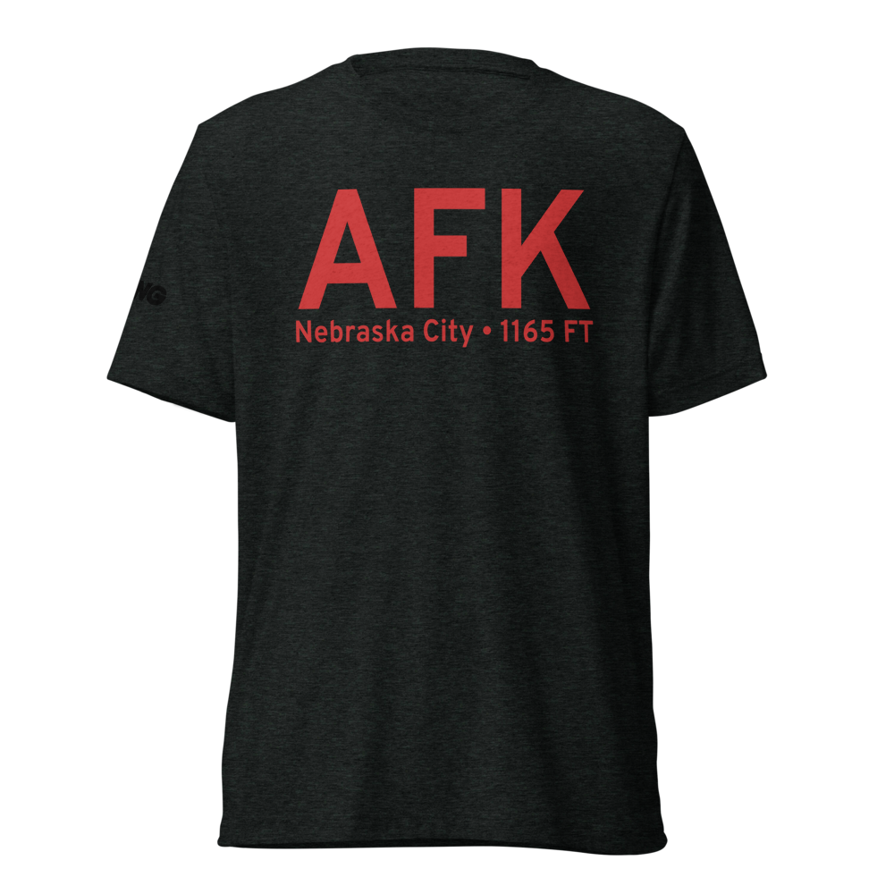 Nebraska City (KAFK) Airport Tri-blend T-Shirt 
