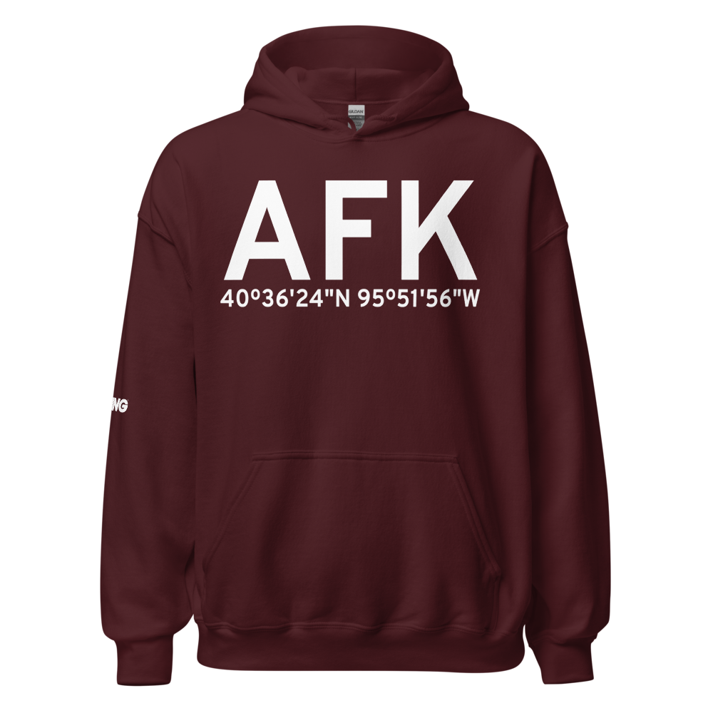 Nebraska City (KAFK) Airport Hoodie Sweatshirt 