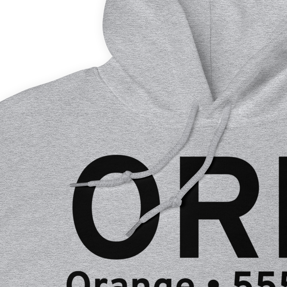 Orange (KORE) Airport Hoodie Sweatshirt 