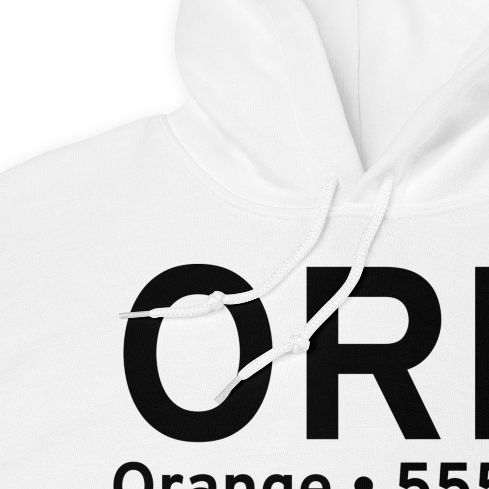 Orange (KORE) Airport Hoodie Sweatshirt 