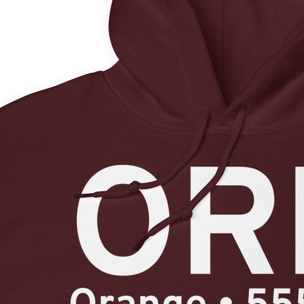Orange (KORE) Airport Hoodie Sweatshirt 