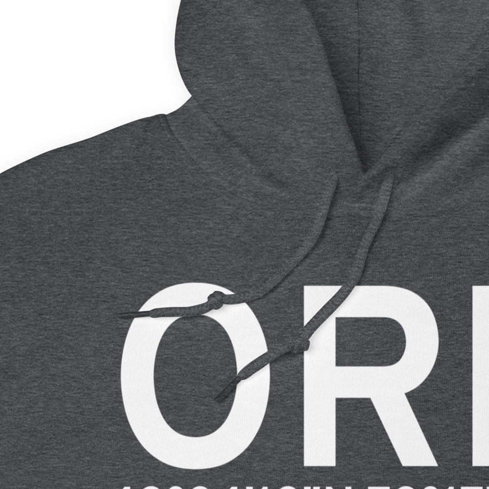 Orange (KORE) Airport Hoodie Sweatshirt 