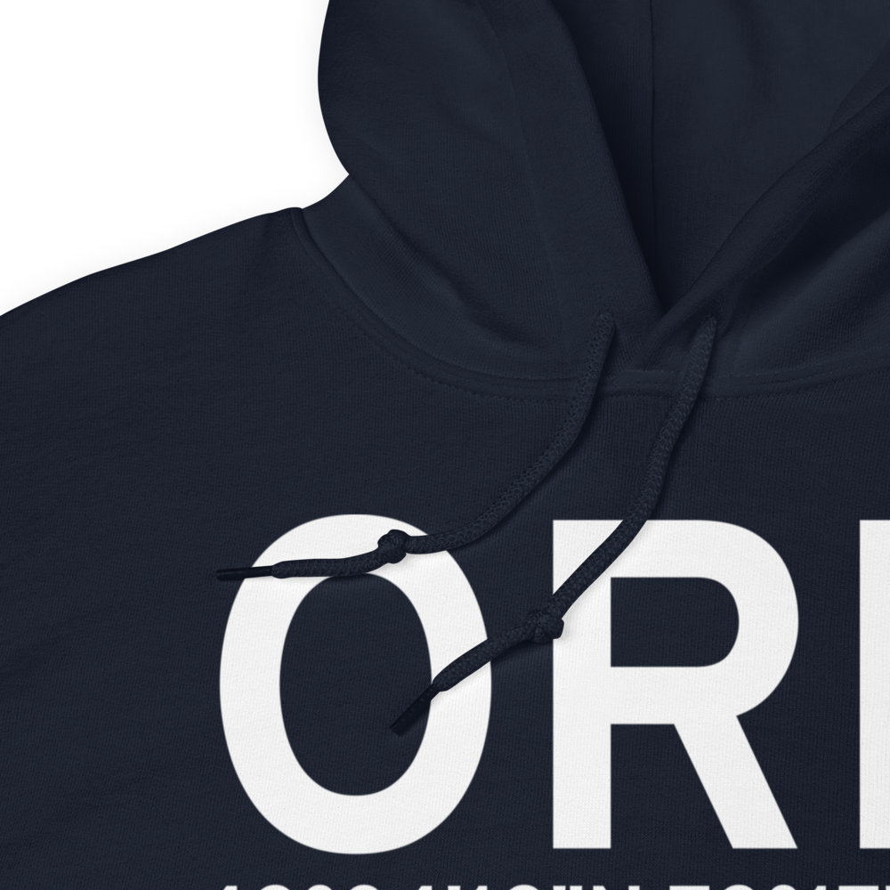 Orange (KORE) Airport Hoodie Sweatshirt 