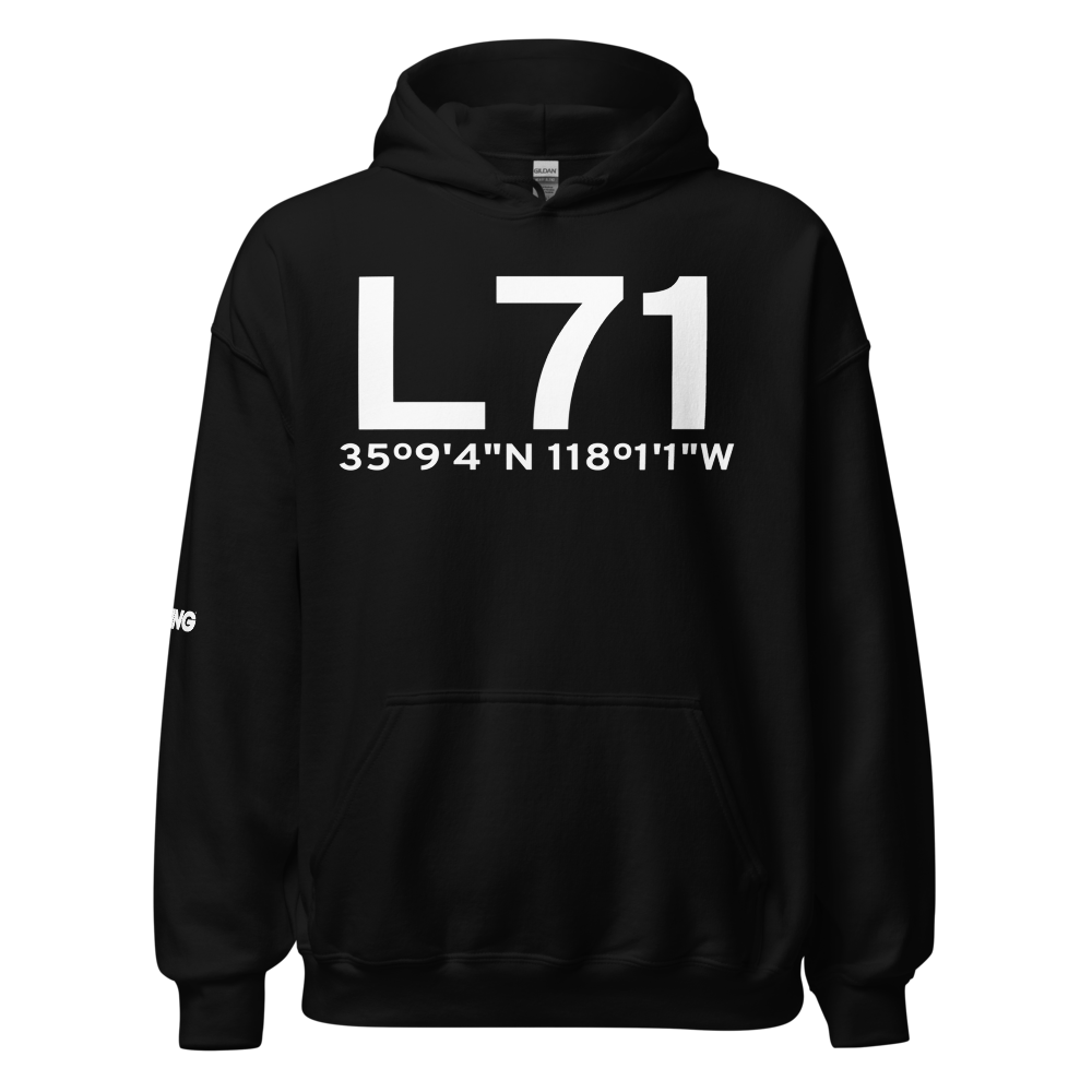 California City (KL71) Airport Hoodie Sweatshirt 