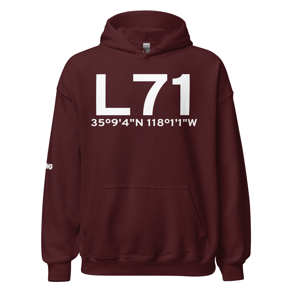 California City (KL71) Airport Hoodie Sweatshirt 