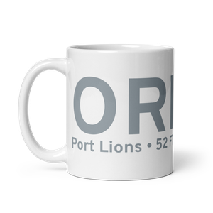 Port Lions (ORI) Airport Mug
