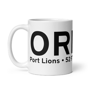 Port Lions (ORI) Airport Mug