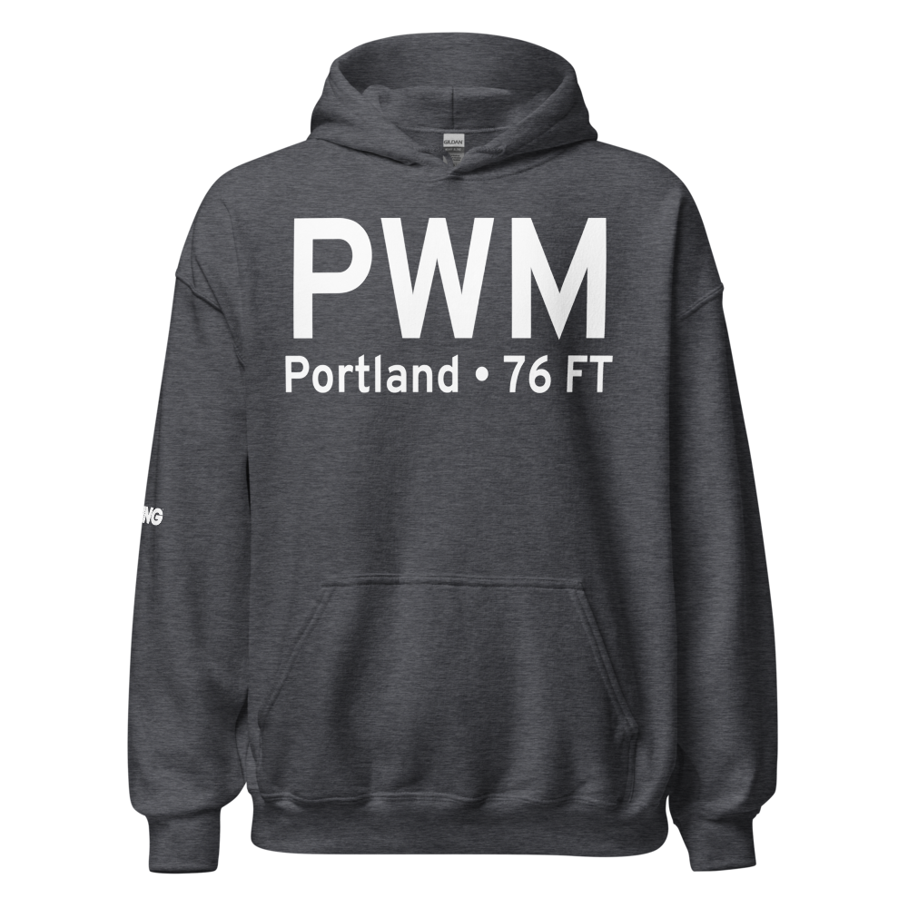 Portland (KPWM) Airport Hoodie Sweatshirt 