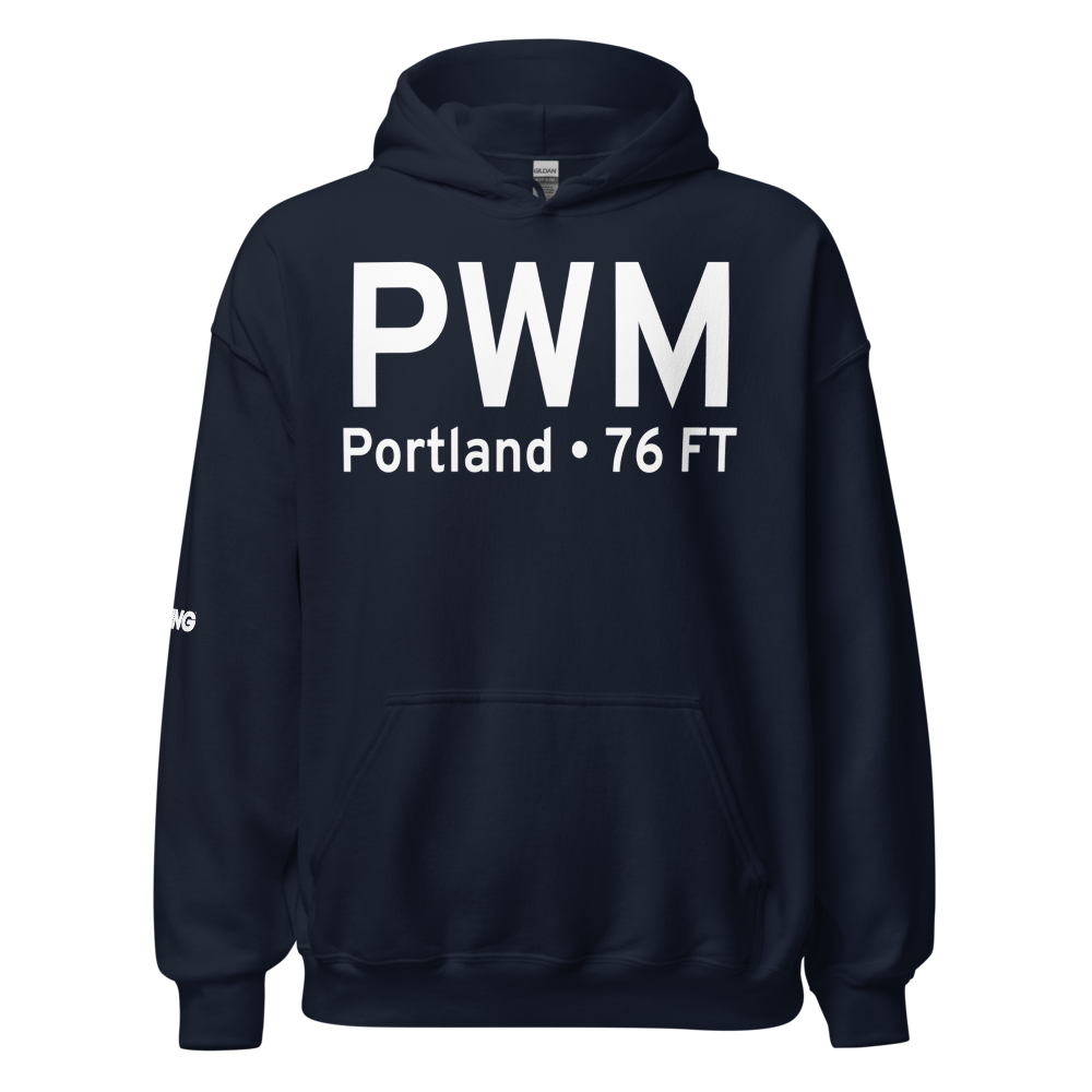 Portland (KPWM) Airport Hoodie Sweatshirt 