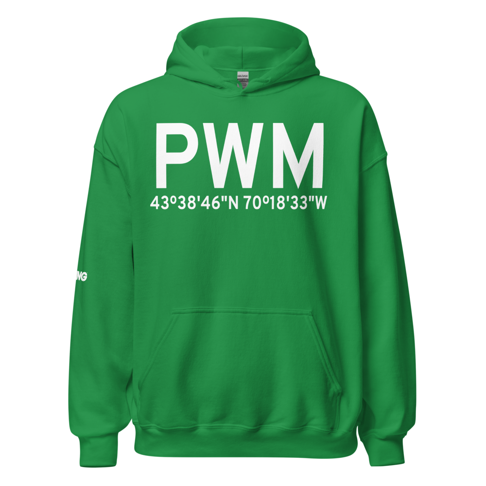 Portland (KPWM) Airport Hoodie Sweatshirt 