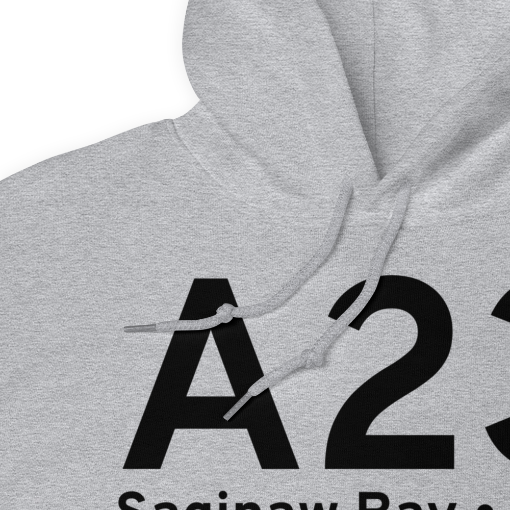 Saginaw Bay (A23) Airport Hoodie Sweatshirt 