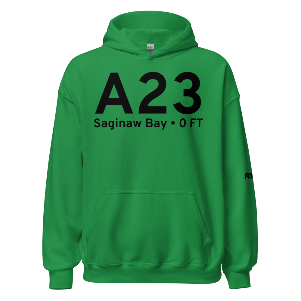 Saginaw Bay (A23) Airport Hoodie Sweatshirt 