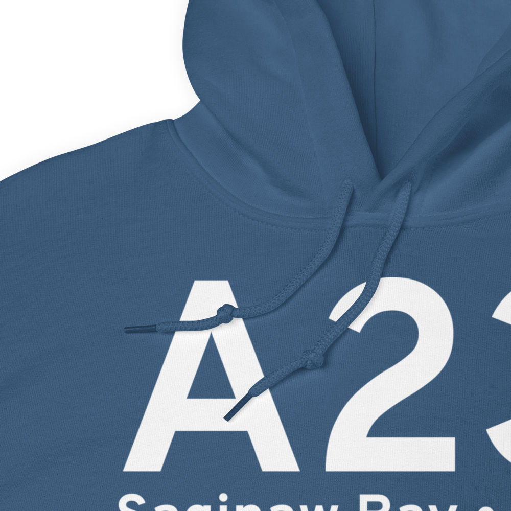 Saginaw Bay (A23) Airport Hoodie Sweatshirt 