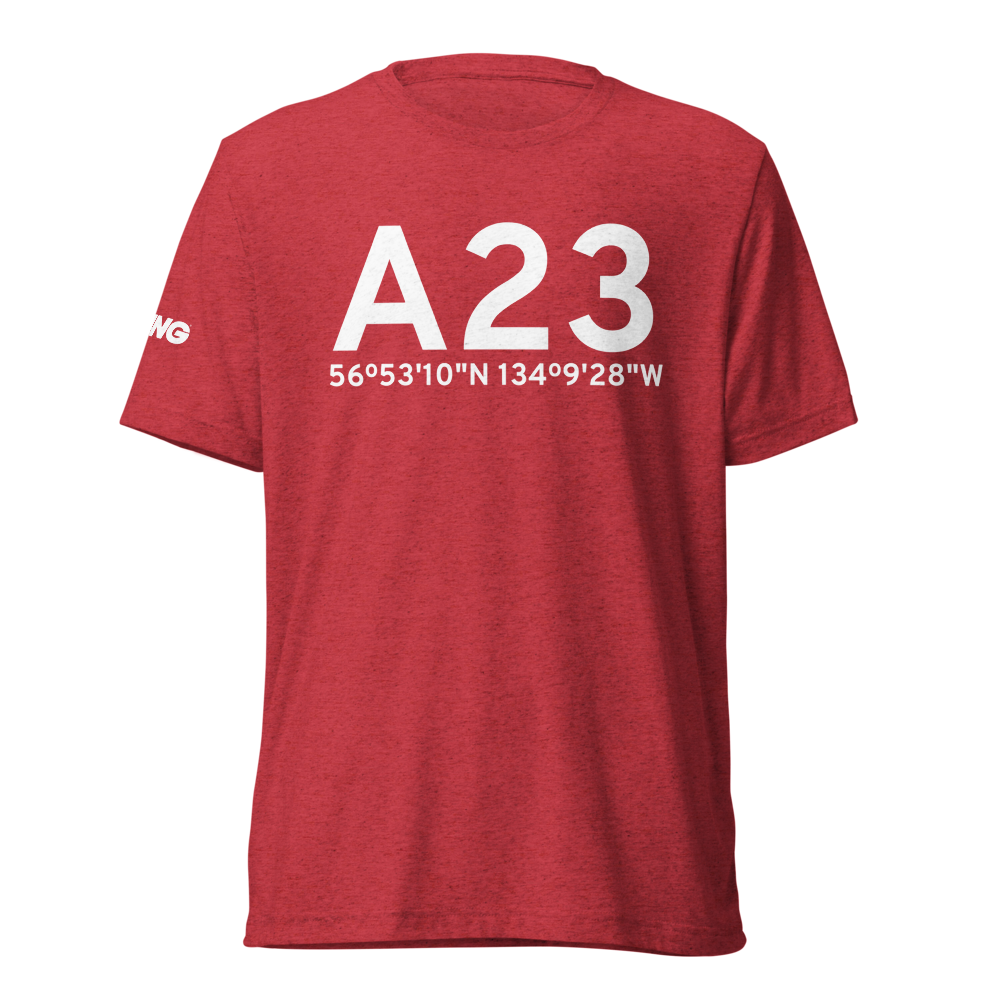 Saginaw Bay (A23) Airport Tri-blend T-Shirt 