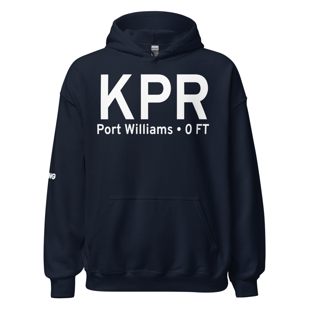Port Williams (KPR) Airport Hoodie Sweatshirt 