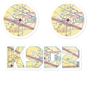 Harding County Airport (9D2) VFR Sectional Sticker Pack