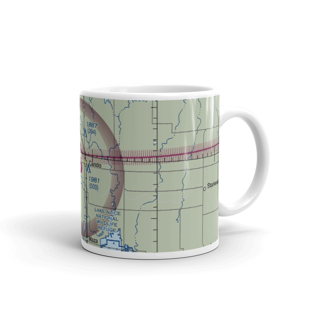 Cando Municipal Airport (9D7) VFR Sectional  Mug 