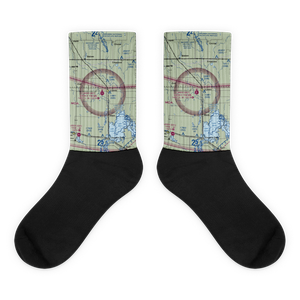 Cando Municipal Airport (9D7) VFR Sectional Socks