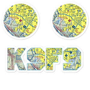 Sycamore Strip (9F9) VFR Sectional Sticker Pack