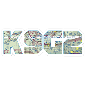 Prices Airport (9G2) VFR Sectional Sticker
