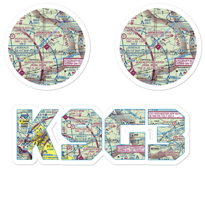 Akron Airport/Jesson Field (9G3) VFR Sectional Sticker Pack