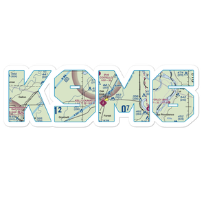 Kelly Airport (9M6) VFR Sectional Sticker