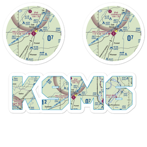 Kelly Airport (9M6) VFR Sectional Sticker Pack