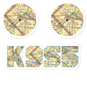 Three Forks Airport (9S5) VFR Sectional Sticker Pack