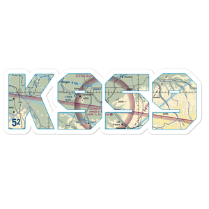 Lexington Airport (9S9) VFR Sectional Sticker