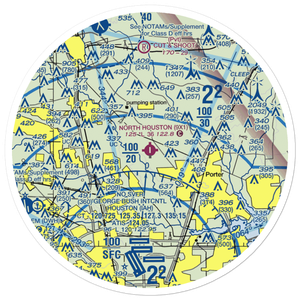 Williams Airport (9X1) VFR Sectional Sticker (30 mile)