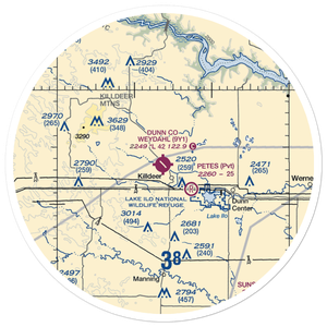 Weydahl Field (9Y1) VFR Sectional Sticker (30 mile)