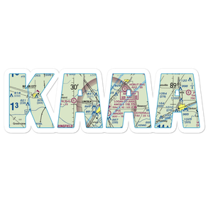 Logan County Airport (AAA) VFR Sectional Sticker