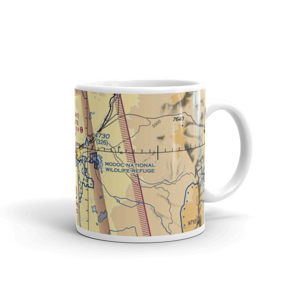 Alturas Municipal Airport (AAT) VFR Sectional  Mug 