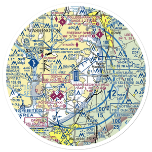 Joint Base Andrews (ADW) VFR Sectional Sticker (30 mile)