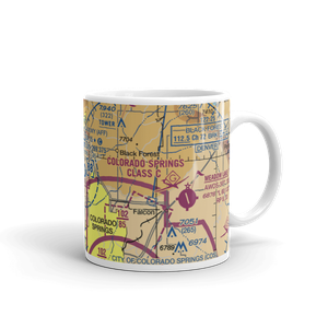 USAF Academy Airfield (AFF) VFR Sectional  Mug