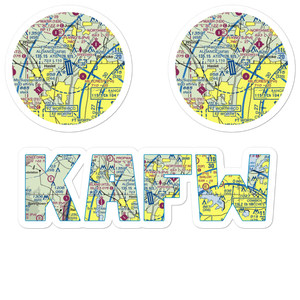 Fort Worth Alliance Airport (AFW) VFR Sectional Sticker Pack