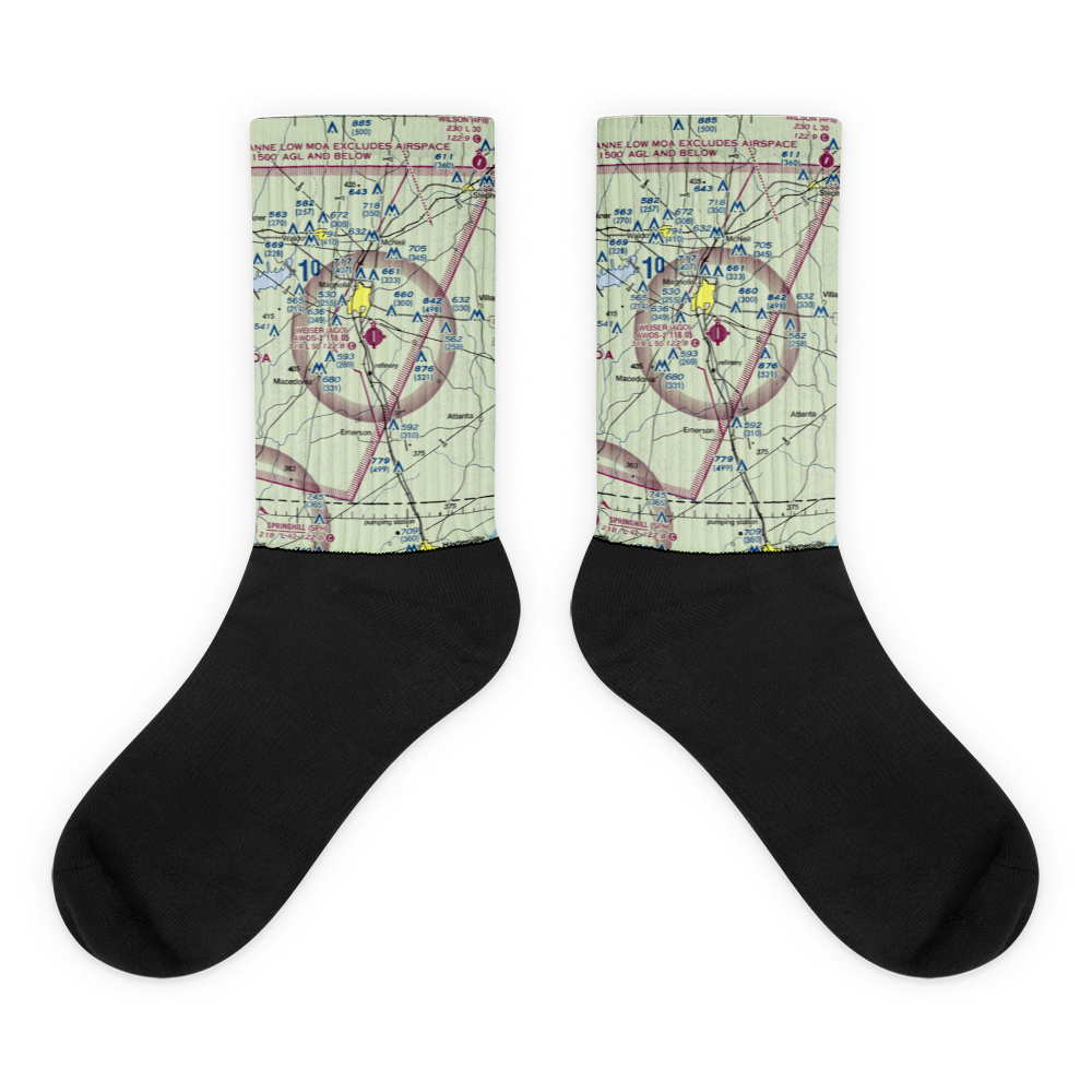 Ralph C Weiser Field (AGO) VFR Sectional Socks 