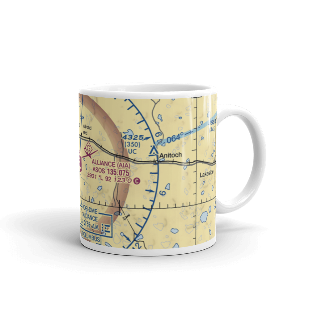 Alliance Municipal Airport (AIA) VFR Sectional  Mug 