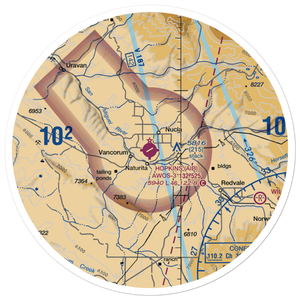 Hopkins Field (AIB) VFR Sectional Sticker (30 mile)