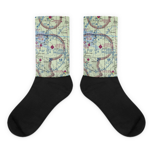 Lee C Fine Memorial Airport (AIZ) VFR Sectional Socks