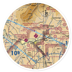Blake Field (AJZ) VFR Sectional Sticker (30 mile)