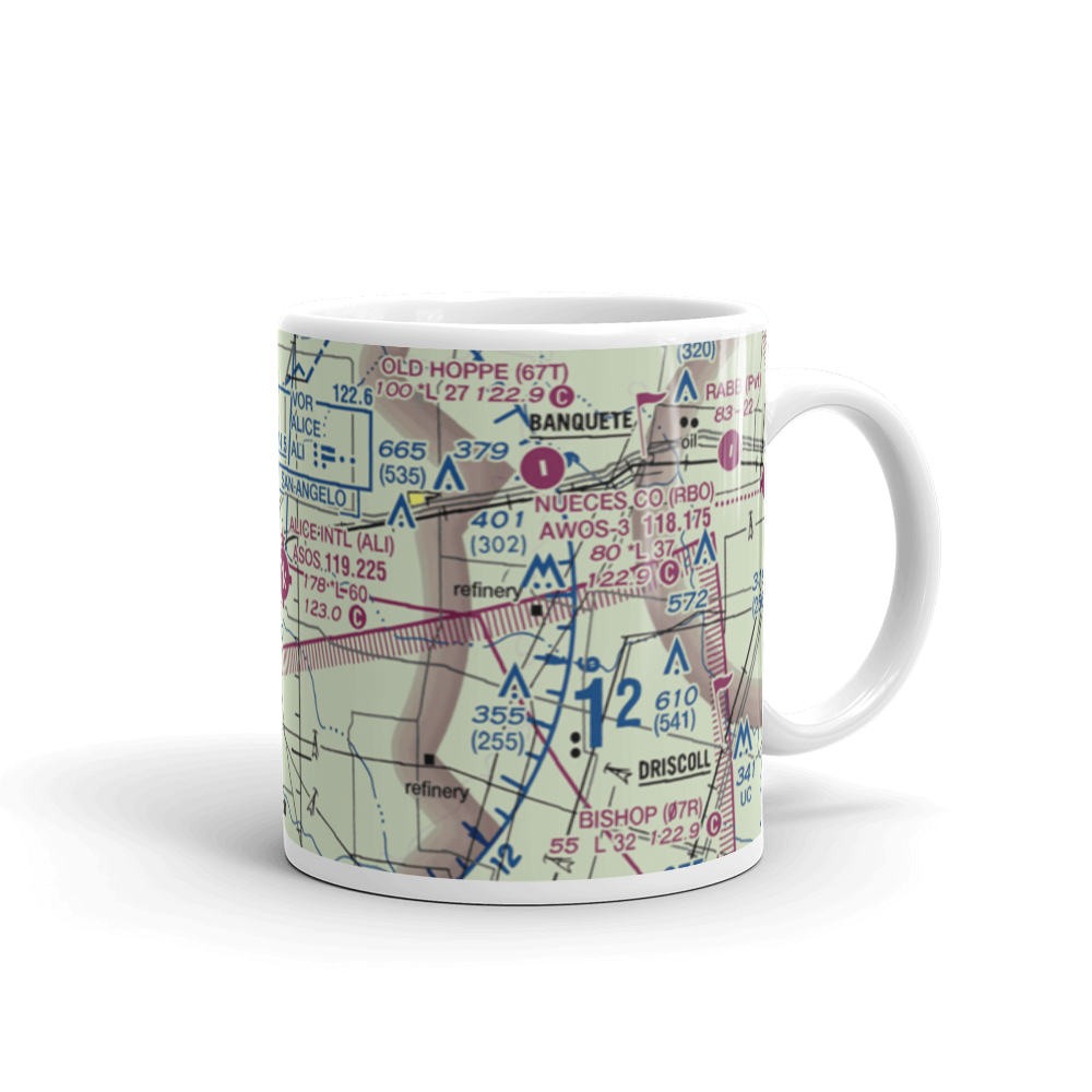 Alice International Airport (ALI) VFR Sectional  Mug 