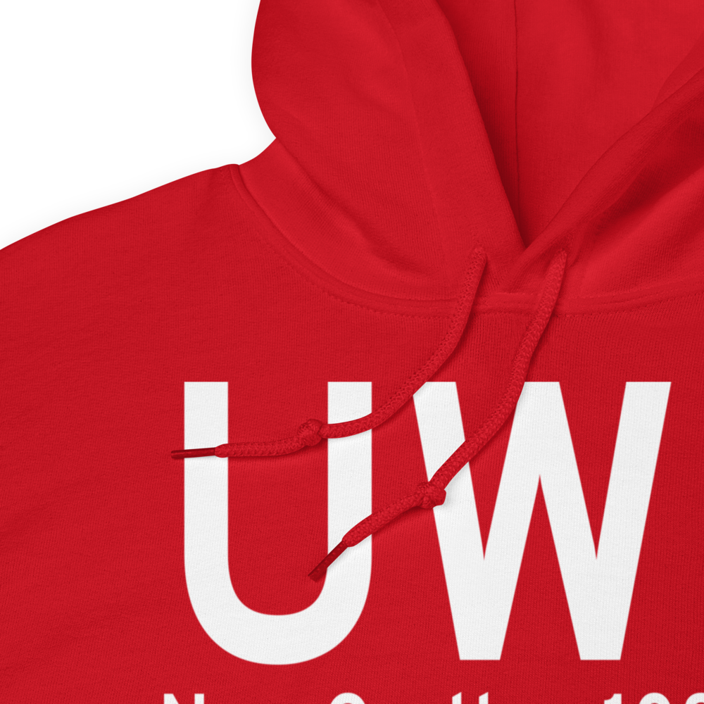 New Castle (KUWL) Airport Hoodie Sweatshirt 